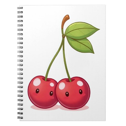Cherries notebook  notitieboek (Voorkant)