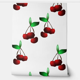 Cherries Pattern Behang