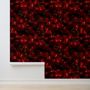 Cherries Pattern Behang