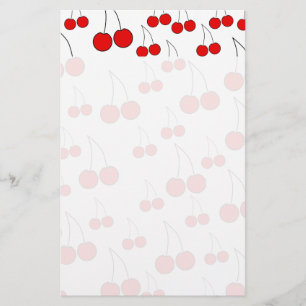 Cherries Pattern. Briefpapier