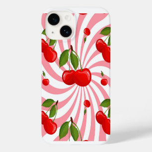 Cherries Pattern Case-Mate iPhone 14 Hoesje