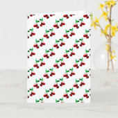 Cherries Pattern Kaart (Gele Bloem)