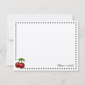 Cherries Persoonlijke briefkaart (Voorkant)