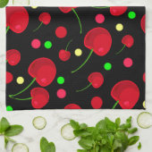 CHERRIES PLUS THEEDOEK (Gevouwen)