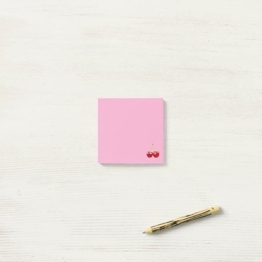 Cherries Post-it® Notes (Op bureau)