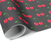 Cherries red cadeaupapier (Rol Hoek)