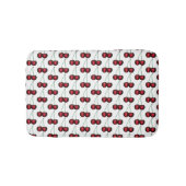 Cherries Ripe Red Cherry Summer Fruit Print Badmat (Voorkant)