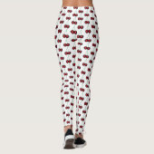 Cherries Ripe Red Cherry Summer Fruit Print Leggings (Achterkant)