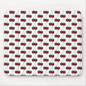 Cherries Ripe Red Cherry Summer Fruit Print Muismat (Voorkant)