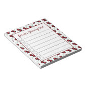 Cherries Ripe Red Cherry Summer Fruit Print Notitieblok (Schuin)