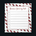 Cherries Ripe Red Cherry Summer Fruit Print Notitieblok<br><div class="desc">Het ontwerp is voorzien van een originele markeerafbeelding van een paar rijpe rode zomerkersen. Ideaal voor je favoriete foodie. Dit ontwerp is ook beschikbaar op andere producten. Er zijn ook veel design met fruitthema's beschikbaar in deze winkel. Zie je niet wat je zoekt? Neem contact op met Rebecca om iets...</div>