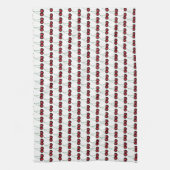 Cherries Ripe Red Cherry Summer Fruit Print Theedoek (Verticaal)