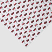 Cherries Ripe Red Cherry Summer Fruit Print Tissuepapier (Detail)