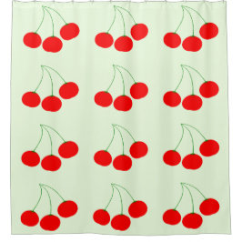 Cherries Shower Curtain Douchegordijn
