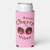 Cherries Slim Koelbox Seltzer Blikjeskoeler (Seltzer Voorkant)