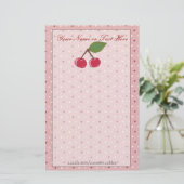 Cherries Stationery Briefpapier (Staand voorkant)