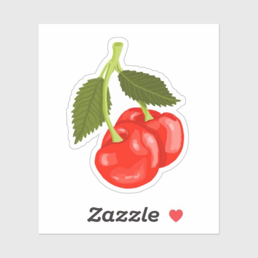 Cherries Sticker (Vel)