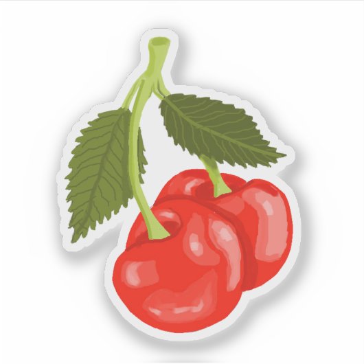 Cherries Sticker (Voorkant)