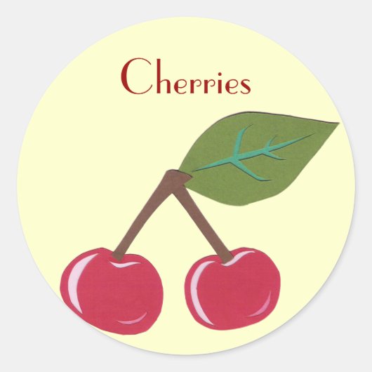 Cherries Sticker (Voorkant)