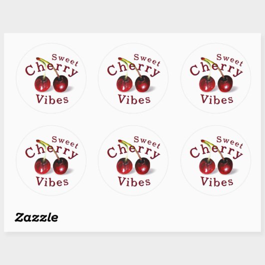 Cherries Sticker (Vel)