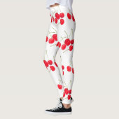 Cherries Summer Sresh Sweet Natural Leggings (Links)