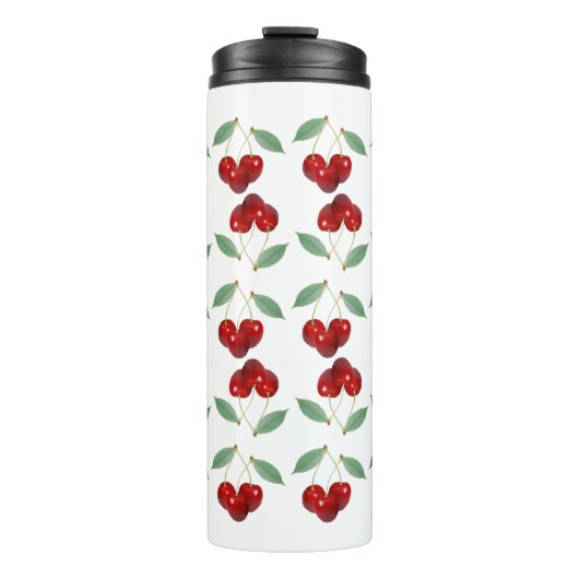 Cherries Thermal Tumbler Thermosbeker (Voorkant)