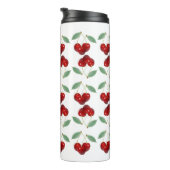 Cherries Thermal Tumbler Thermosbeker (Geroteerd rechts)