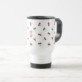 Cherries Travel Mug Reisbeker (Voorkant rechts)