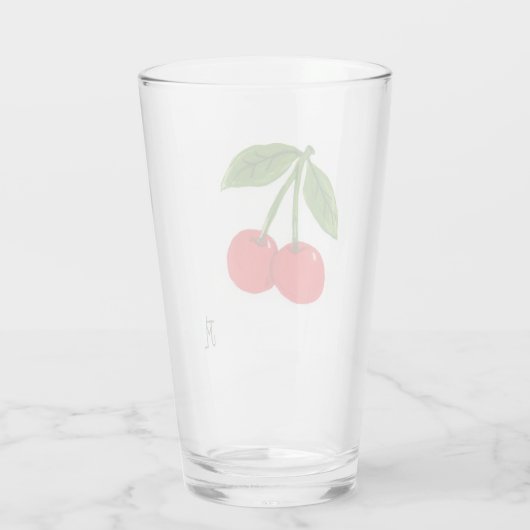 Cherries Tumbler, JML Glas (Achterkant)