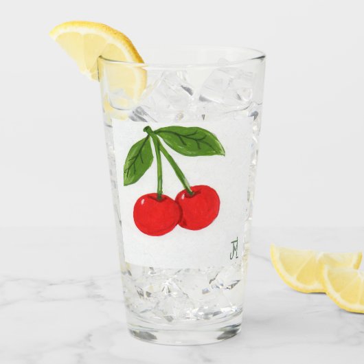 Cherries Tumbler, JML Glas (Voorkant ijs)