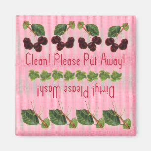 Cherries vaatwasmachine magnet