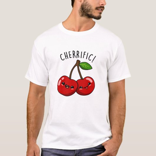 Cherrific Grappig Rood Cherry Pun T-shirt (Voorkant)