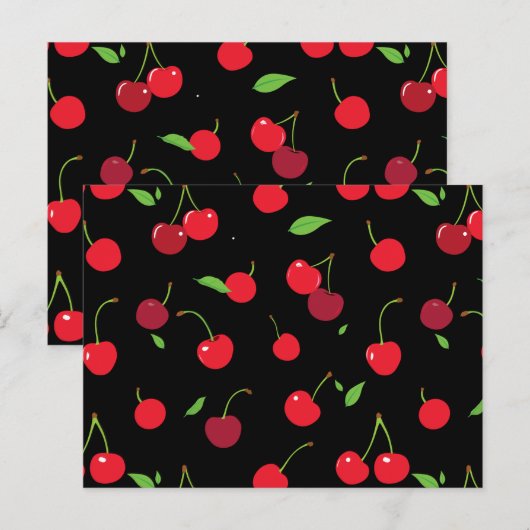 Cherry 2 briefkaart (Voorkant / Achterkant)