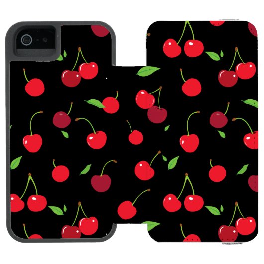 Cherry 2 incipio iPhone portemonnee hoesje (Agenda Open)