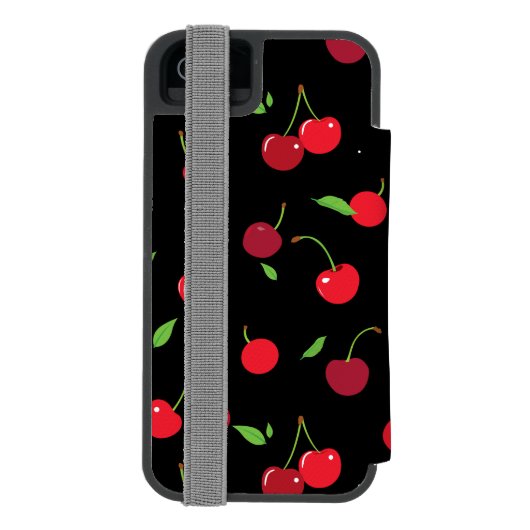 Cherry 2 incipio iPhone portemonnee hoesje (Agenda Achterkant)