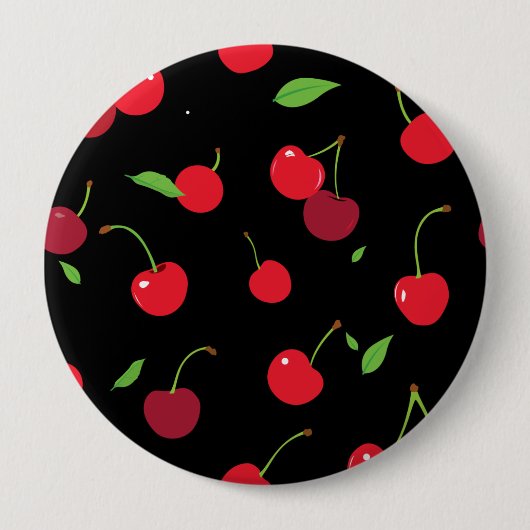 Cherry 2 ronde button 4,0 cm (Voorkant)