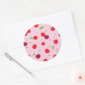 Cherry 3 ronde sticker (Envelop)