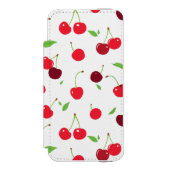 Cherry 4 incipio iPhone portemonnee hoesje (Voorkant Agenda)