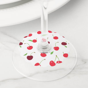 Cherry 4 wijnglaslabel