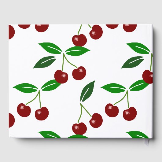 Cherry 50th Birthday Party Guest Book Gastenboek (Achterkant)