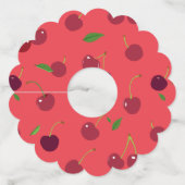 Cherry 5 wijnglaslabel (Achterkant)