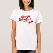 Cherry Addict  retro stijl T-shirt (Voorkant)