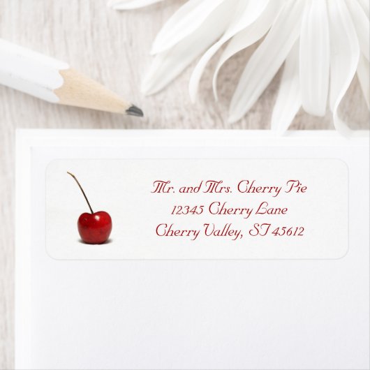 Cherry Address Label (Insitu)