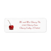 Cherry Address Label (Voorkant)