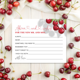 Cherry Advies en Wensen Vrijgezellenfeest Kaart
