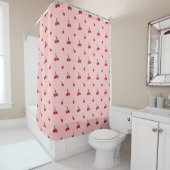Cherry Allover Print Douchegordijn (In situ)