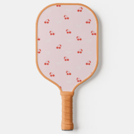 Cherry and Bow Licht Roze Pickleball Paddle
