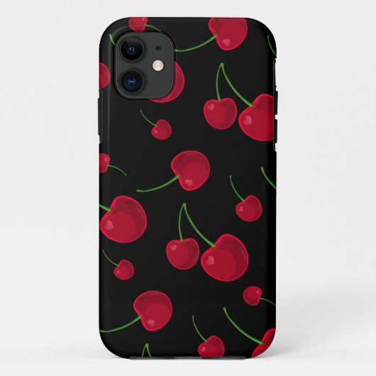 Cherry Apple iPhone 11 Hoesje (Achterkant)