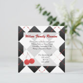 Cherry Argyle Kaart (Staand voorkant)