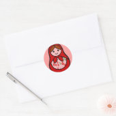 Cherry Babuska Stickers (Envelop)